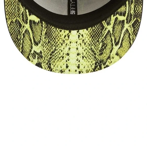 Atlanta Braves 95 World Series Summer Pop New Era 59FIFTY Fitted Hat Black 7 3/8 - Picture 5 of 5